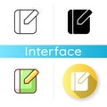 Notebook app icon Royalty Free Stock Photo