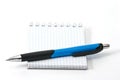 Notebook with ballpen Royalty Free Stock Photo