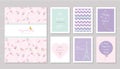 Notebook cover and cards design for teenage girls. Paris theme, wise quotes. Included seamless pattern with Eiffel tower