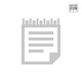 Notebook Dot Pattern Icon. Notebook Dotted Icon Isolated on White Background. Vector Icon of Notebook Royalty Free Stock Photo