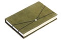 Notebook Green Velvet Cover (Clipping paths) Royalty Free Stock Photo