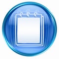 Notebook icon blue