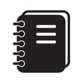 Notebook icon, notepad page icon.