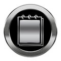 Notebook icon silver