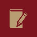 Notebook icon. vector design. Diary and sketchpad, Notebook symbol. web. graphic. JPG. AI. app. logo. object. flat