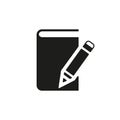 Notebook icon. vector design. Diary and sketchpad symbol. web. graphic. JPG. AI. app. logo. object. flat. image. sign