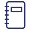 Notebook Isolated Vector Icon which can easily modify or edit