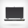 Notebook laptop computer vector icon Royalty Free Stock Photo