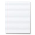 Vector notebook lined paper background Royalty Free Stock Photo