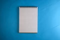 Notebook with loose-leaf checkered pages Royalty Free Stock Photo
