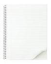 Notebook with no shadow for easy manipulation Royalty Free Stock Photo