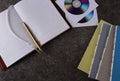 Notebook, notebooks and CDs Royalty Free Stock Photo