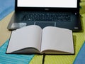 Notebook with notepad