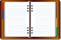 Notebook (organizer) Royalty Free Stock Photo