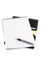 Notebook and pen Royalty Free Stock Photo