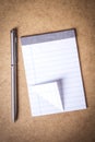 Notebook and pen Royalty Free Stock Photo