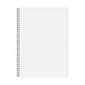 Notebook and pencil with copy space isolated on background. Royalty Free Stock Photo