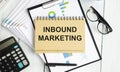 Tools and Notes About Inbound Marketing Royalty Free Stock Photo