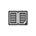 Notebook vector icon