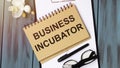 Notebook writing Business Incubator, Office