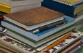 Notebooks, books and pencils