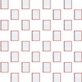 Notebooks school supplies pattern background Royalty Free Stock Photo