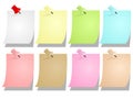 Notepad blank sheets, cdr vector