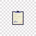 notepad icon sign and symbol. notepad color icon for website design and mobile app development. Simple Element from essential Royalty Free Stock Photo