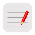 Notepad icon Royalty Free Stock Photo