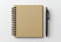 Notepad or memo pad template, 3D illustration. Royalty Free Stock Photo