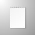 Notepad mockup for advertising and branding