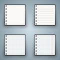 Notepad, notebok icon. Abstract infographic.