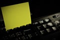 Notepad with Keyboard and Memo Royalty Free Stock Photo