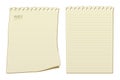 Notepad pages vector Royalty Free Stock Photo