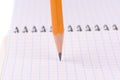 Notepad with pencil Royalty Free Stock Photo