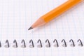 Notepad with pencil Royalty Free Stock Photo