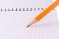 Notepad with pencil Royalty Free Stock Photo