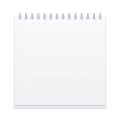 Notepad with ruled pages