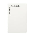 Notepad sheet with unfilled numbered To Do list on white background