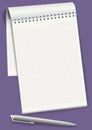 Notepad. Vector illustration