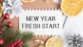 New year\'s hope and resolution concept - New Year Fresh Start