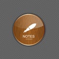 Notes application icons vector illustration Royalty Free Stock Photo