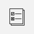 Notes, memo icon design concept
