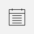Notes, memo icon design concept