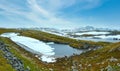 Noth Norway mountain summer valley Royalty Free Stock Photo