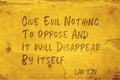 Nothing to oppose Lao Tzu