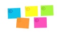 Notice Board With Colorful Sticky Notes, vector design Generative AI Royalty Free Stock Photo