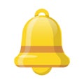 Notification bell icon. Alert sound symbol. Important reminder vector. Clean interface graphic. Royalty Free Stock Photo