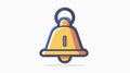 Notification Bell Icon for Alerts and Notifications - Professional Image for Websites and Applications
