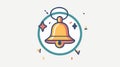 Notification Bell Icon for Alerts and Notifications - Professional Image for Websites and Applications
